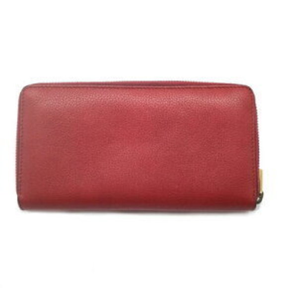 Gucci Red Wallet Zip Long Leather - Picture 1 of 7